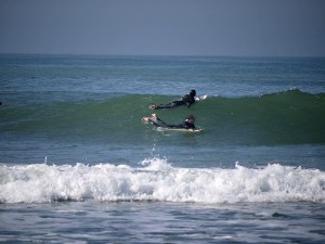 ericeira waiting for a wave
