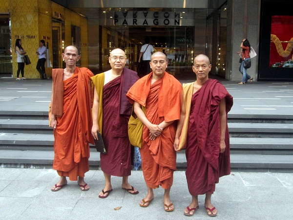monks on orchard