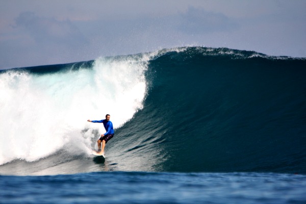 Unknown dude at Scar Reef. Photo: Indra