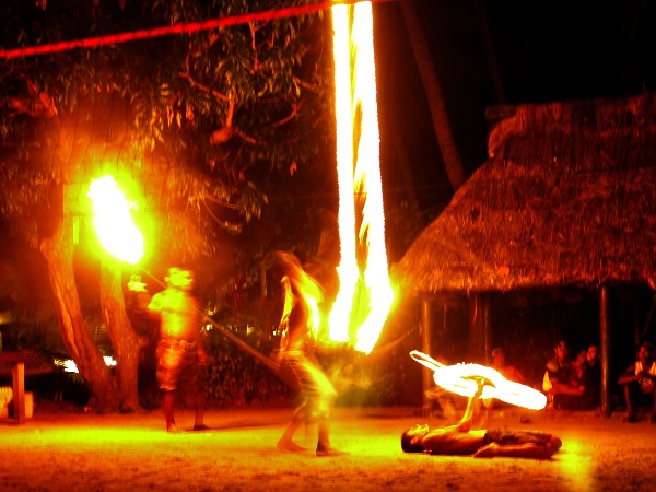 fire dancing