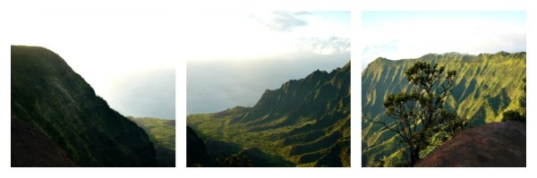 kalalau lookout collage