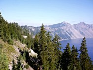 crater lake panorama